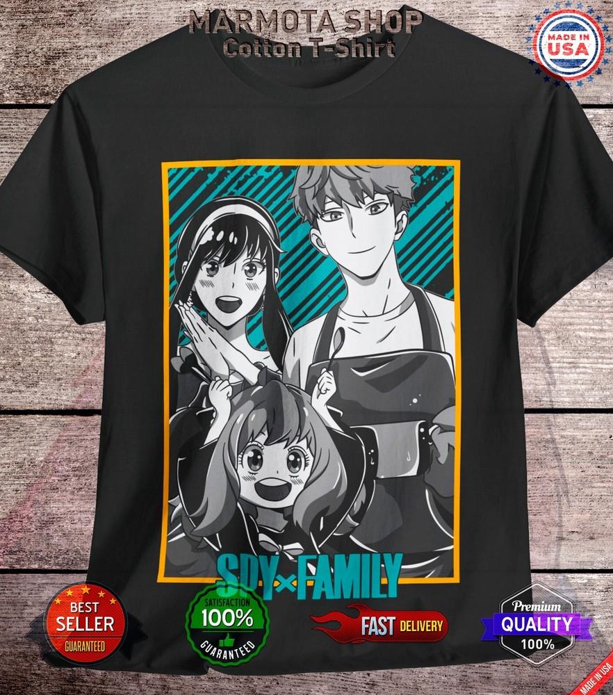 Spy X Family T-Shirt Anya Yor Loid Forger Anime Japanese Tee Shirt Manga Kawaii