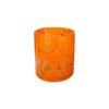 Halloween Flower Patch Dot Pattern Glass Cup Decorative Drinking Glass