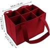 Gift for Her/Him Wine Handheld Bag Gift Wine Bag Handheld Bag Red Wine 6-Bottle Pack Gift Bag Wine Storage