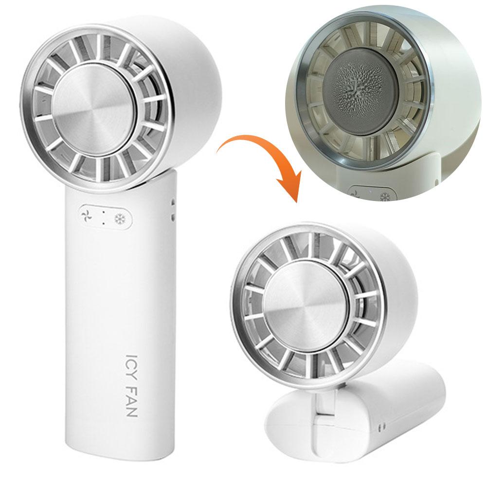 Foldable Portable Handheld Fan 2000mAh Air Cooler Fan USB Charging Electric Personal Fan for Outdoor Travel Camping