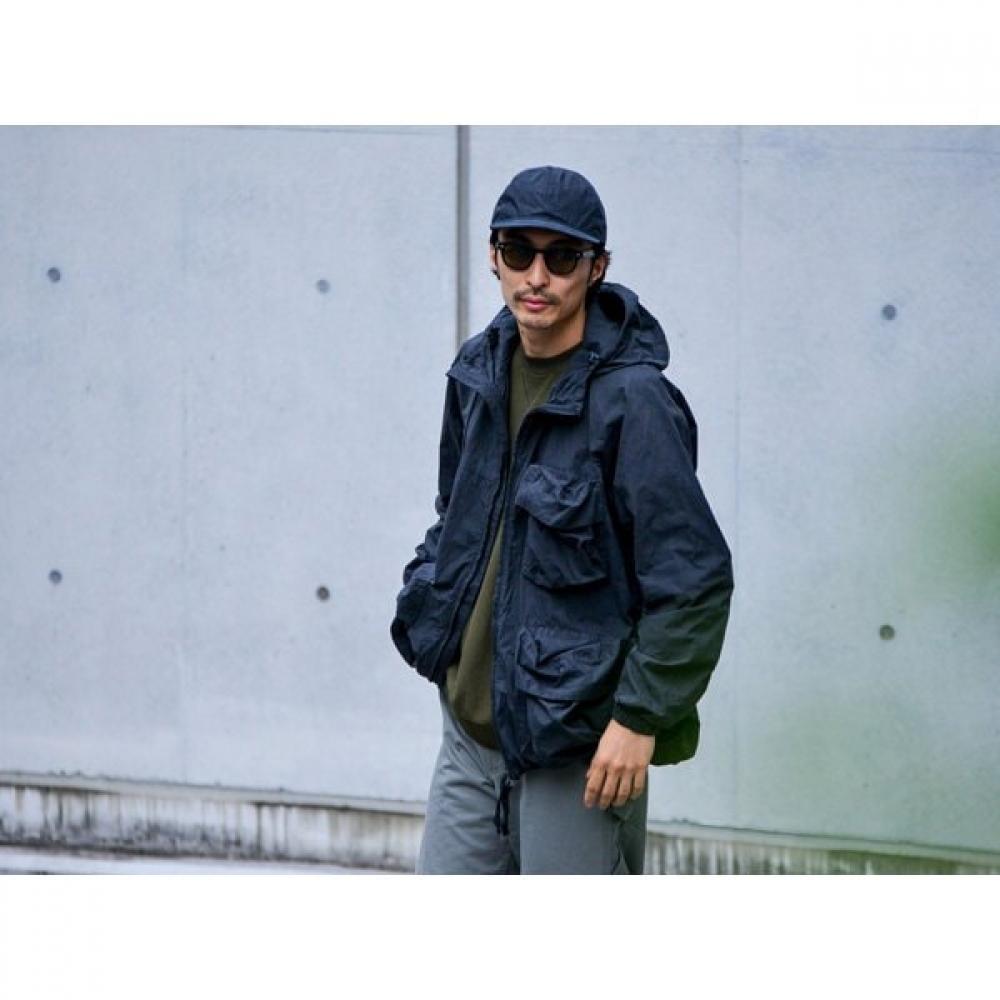 SNow Peak Jk 25su40104019 INdigo C N Parka L Bk