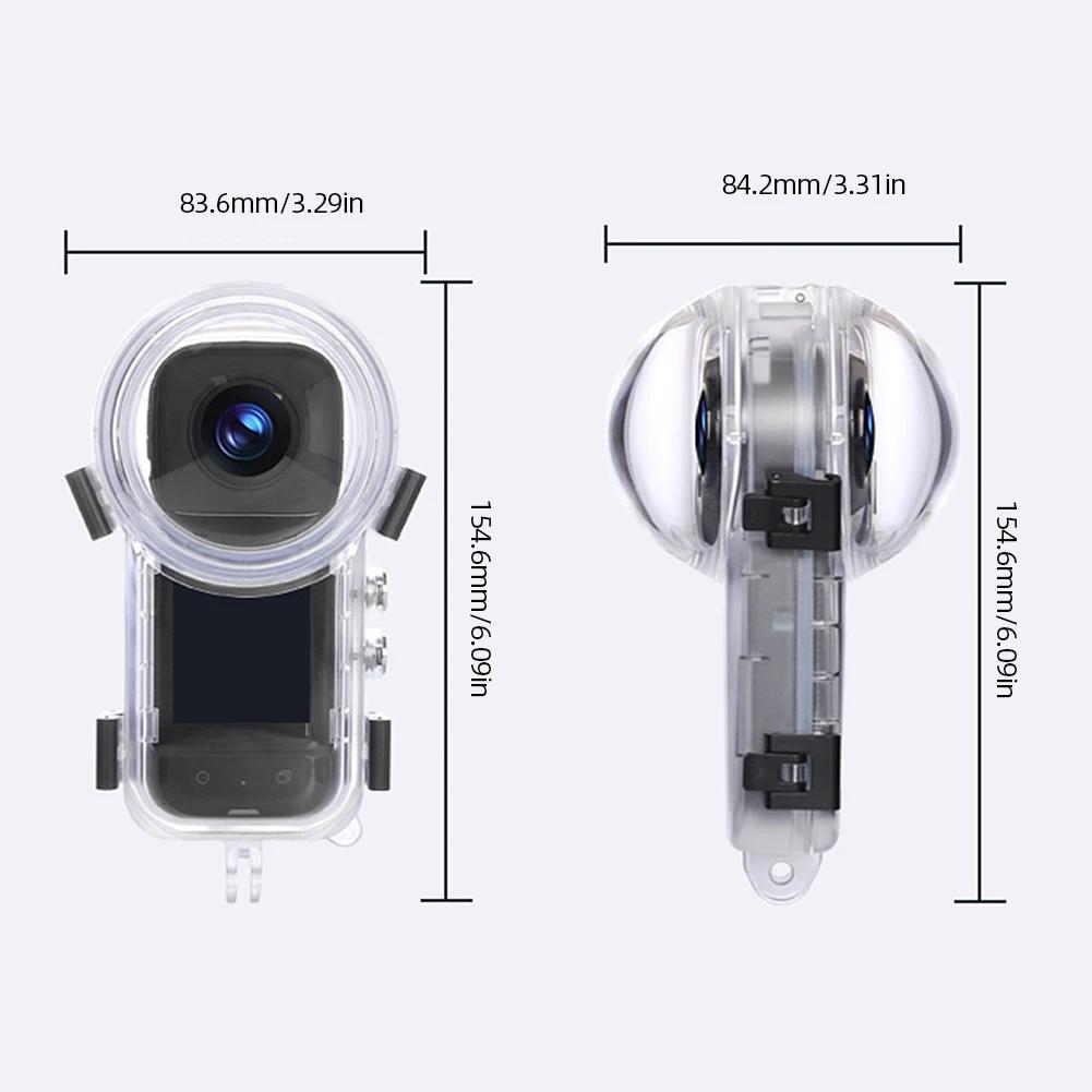 Invisible Dive Case Dive Protective Case 50m Waterproof Sports Camera Dive Case Accessories Anti-scratch for Insta 360 X 3