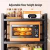 2-Tier Multi-functional Kitchen Microwave Storage Rack