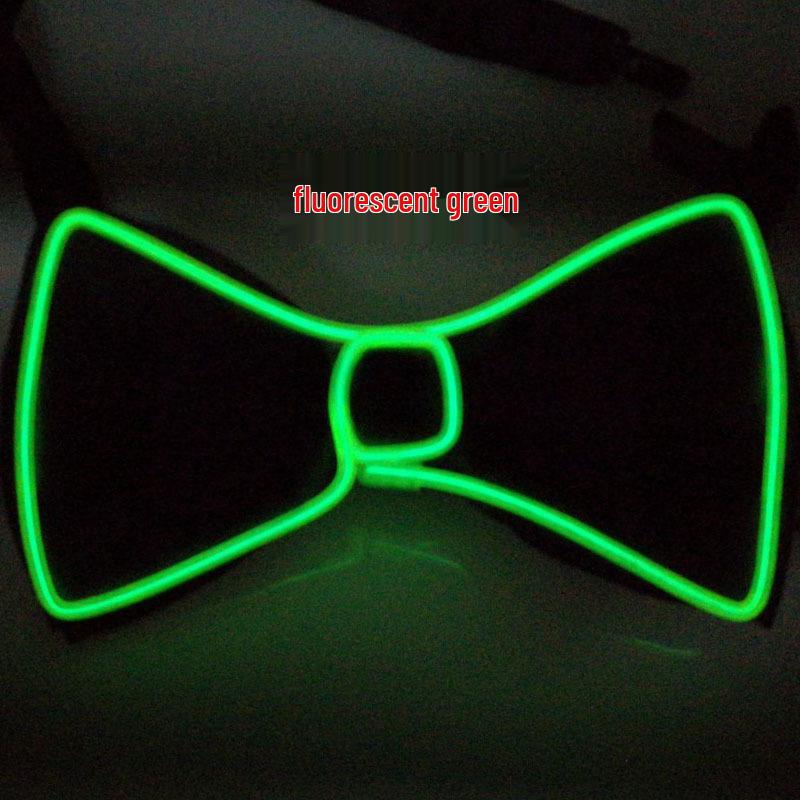 LED-Leuchtende Fliege, Leuchtendes Tanzperformance-Accessoire, Blinkendes Fluoreszierendes Kostümspielzeug Geschenk