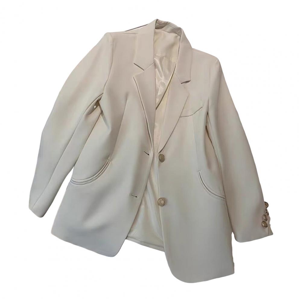 Women's Jacket Suit Casual Office Blazer Female Coat Lapel Collar Business Jacket for Work Party Outdoor Leisure Time