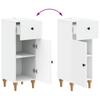 Bathroom Storage Cabinet ALKMAAR White 30 X 31 X 80 Cm