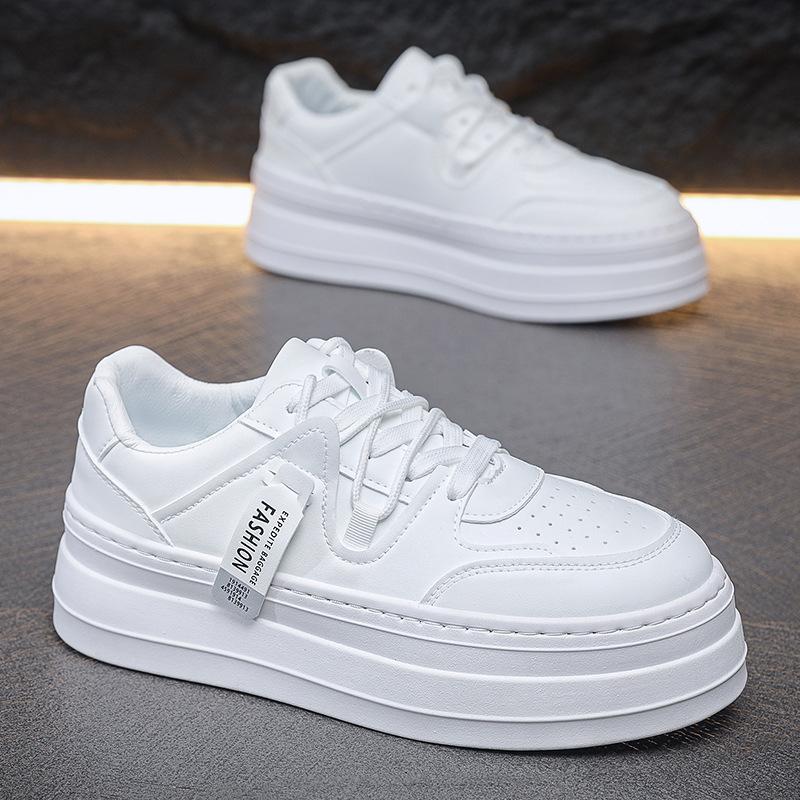 Fashion Men Sneakers Skateboard Shoes High Quality Leather Casual Shoe Designer Platform Shoes for Men Lace Up Sport Shoes Tenis