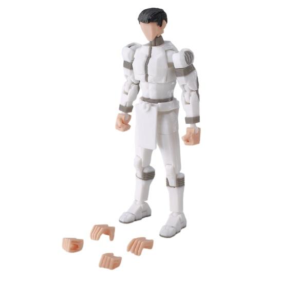 3D Printed Action Figure with Accessories Posable Cartoon Character Model Movable Joints Figure Decoration Collectible Gift for Animation Lovers