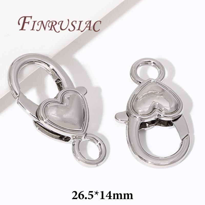 Wholesale 18K Real Gold Plated Lobster Clasps Necklace Bracelet Connector End Buckle For DIY Jewelry Making Supplies Accessories