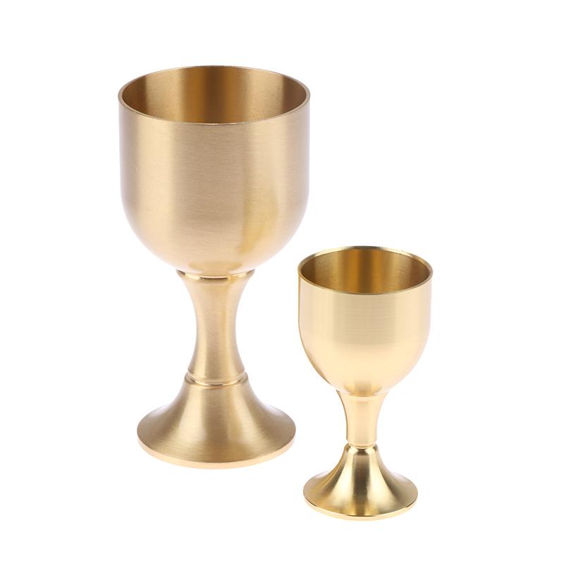Tazza Creativa in Ottone Rame Vintage Tazza da Birra Vino Bordo Liscio Utensili Sicuri per Bere per Festa in Famiglia