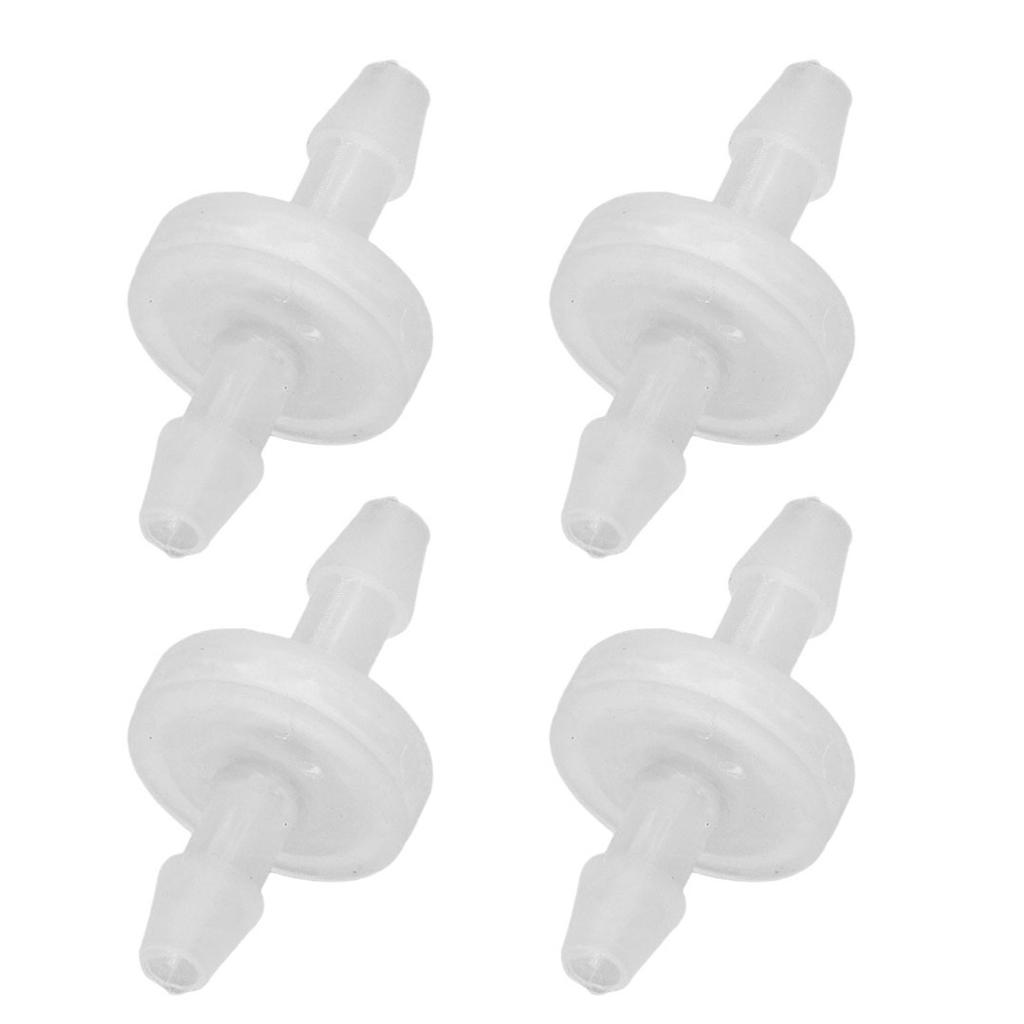 12PCS Aquarium Check Valve Resistance Oil Resistant One Way Valve PP Check Valve for Fish Chemical Industry