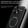 For Redmi K80 Pro Case Magnetic Elegant Leather Wear-Resistant Lens Fully Covered Non-Slip Grip Edge Cover Shell