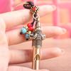 Sheep Head Brass Whistle Rust Resistant Vintage Design Emergency Survival Keychain for Outdoor Hiking Camping Preppers