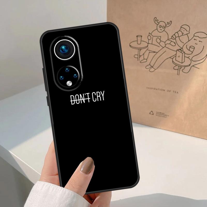 

Sad depression Black Word For Huawei P20 P30 P40 P60 Pro P Smart Nova 9 5T Honor 70 90 50 Magic5 Lite X7a X9a X8a Case Huawei P20 Lite