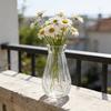 Plastic Clear Bud Vase Decorative Flower Vase Plant Holder Modern Centerpiece Vase for Home Wedding Party