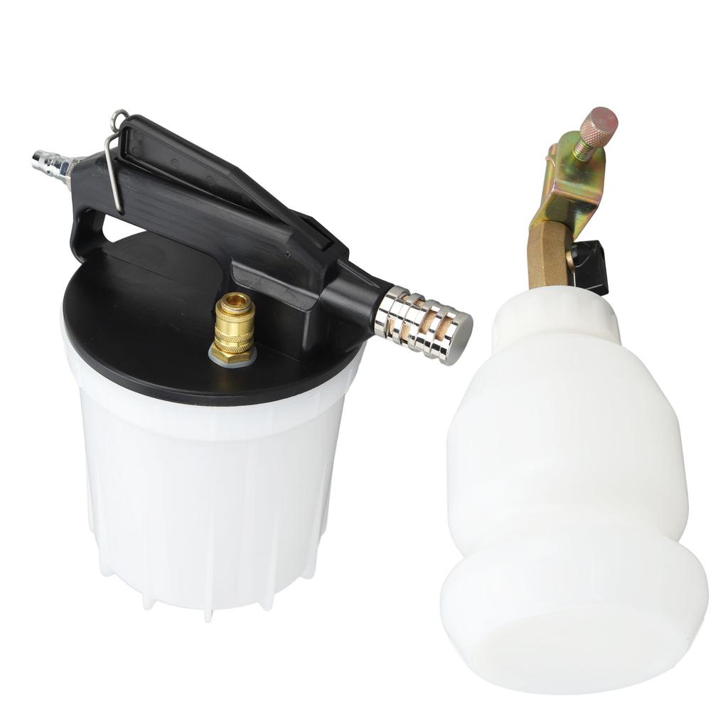 16PCS 2L Air Brake Bleeder Kit with 2L Vacuum Brake Extractor 1L Refill Bottle 2.75 To 11.6 Bar Universal for Vehicles