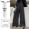 La Chapelle Women's High-Waisted Wool-Blend Wide-Leg Trousers