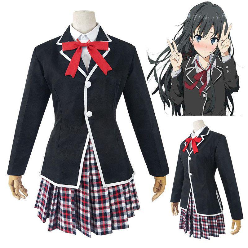 Charming My Youth Romantic Comedy Is Wrong Yukinoshita Yukino Cosplay Costume Uniform For Anime Fans
