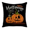 Halloween Pillow Home Pumpkin Cat Witch Hat Striped Sofa Decorative Pillow Case