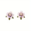 French Retro Flower Earrings, Women's New Popular Niche Design Light Luxury Unique Earrings