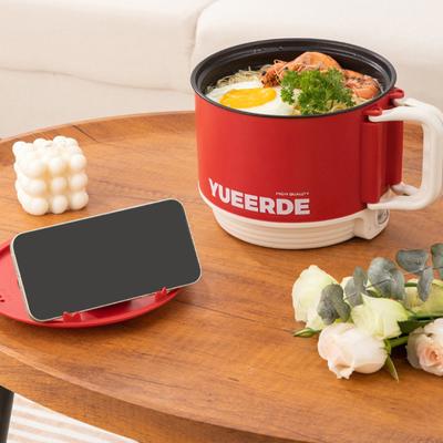 Mini-Reiskocher - Elektrischer Hot Pot - Tragbarer Mini-Ramen-Topf zum Dämpfen, Braten, für Haferbrei und Nudelsuppe