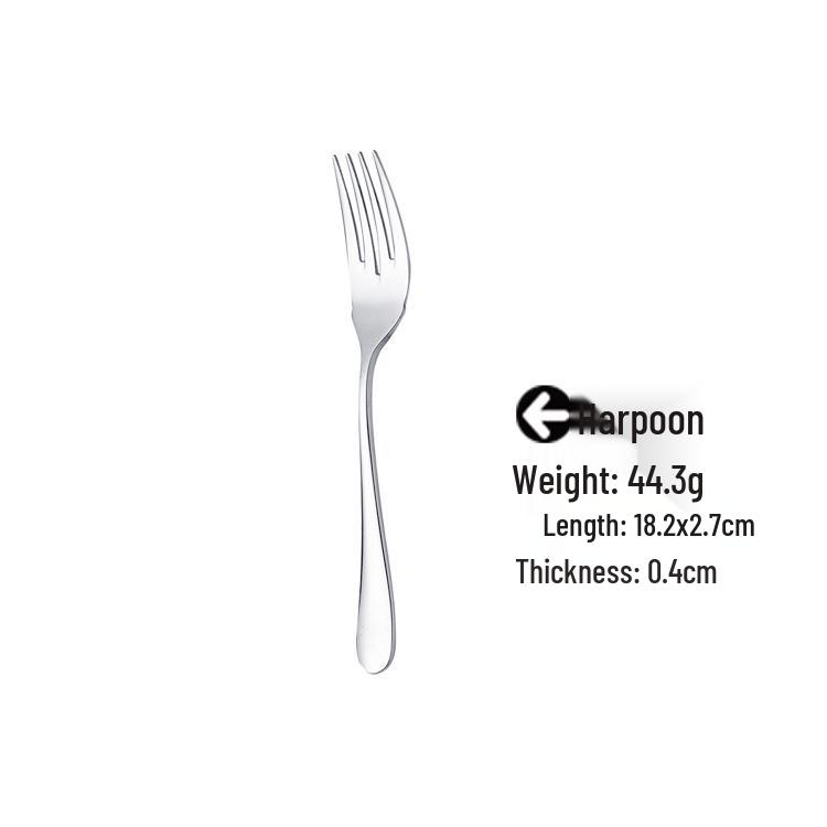 Stainless Steel Cutlery Set: Knife, Fork & Spoon - High-Grade Tableware for Hotels