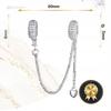 Charms Chain Security 925 Zircons Charms Pr 925