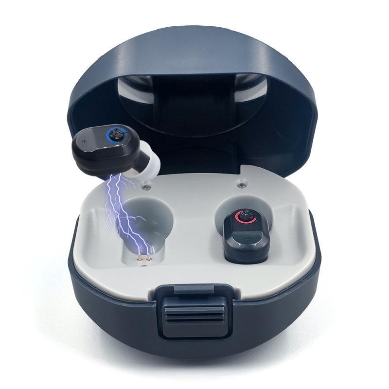 Portable USB Rechargeable Digital Hearing Aid 1/2pcs Audiphone Hearing Device Intelligent Noise Reduction Sound Amplifier