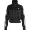 Originals Satin Printed Polka Dot Sports Stand Collar Zip Stripe Long Sleeve Jacket Women Jackets KV1166