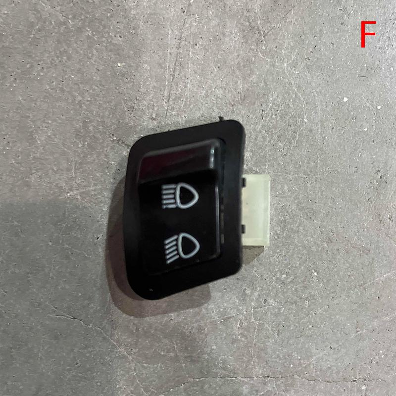 Motorcycle Start Switch Horn Light Turn Signal High Low Beam Button Switch Connecters For Scooter Motorcycle Moped Accessories
