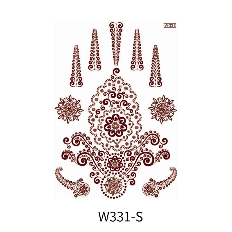 Beauty Sticker Vermilion Lace Tattoo Sticker Waterproof Tattoo Sticker