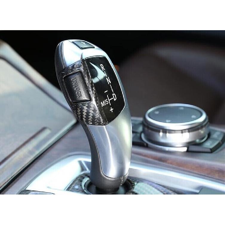Middle Console Fit For BMW F20 F21 F22 F23 Trim Gear Shift Knob Dry Carbon Fiber