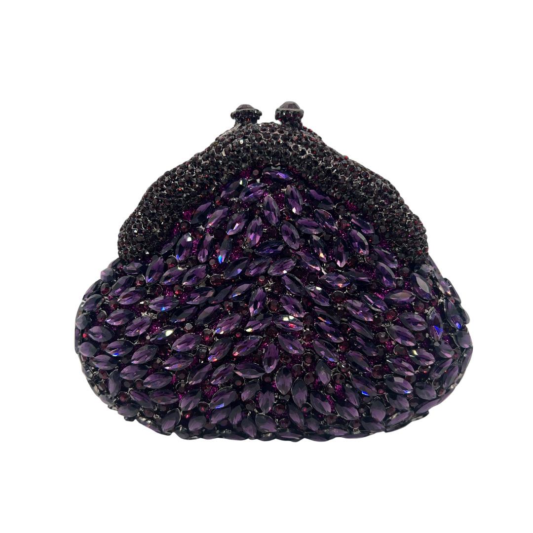 Clutch bag wheat crystal heavy industry