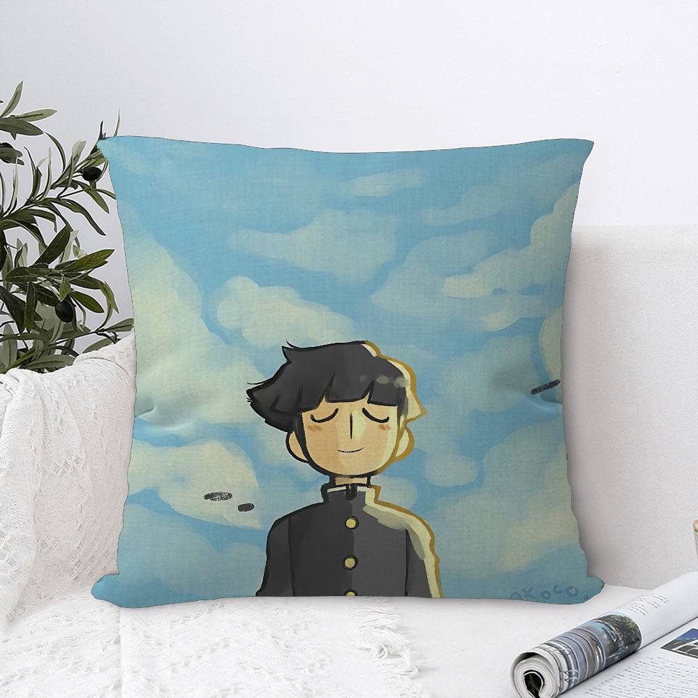 Japan Anime Mob Psycho  Maple Design Cushion Cover Happy Autumn Harvest Decor Holiday Decorati Pillow Cover