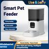 Smart Pet Cat and Dog Food Feeder with Timed and Quantitative Remote Feeding 6L Dog Feeding Machine