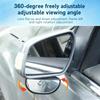 HD Auto Car Mirror 360° Adjustable Wide Angle Side Rear Mirrors Blind Spot Convex Mirrors for Parking Auxiliary Rear View Mirror