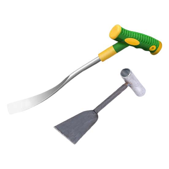 Garden Small Hand Shovel with Non-Slip Ergonomic Handle T-Shaped Design Gardening Trowel Weed Remover Tool