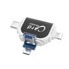 Four-in-One Multi-Function Card Reader for Apple & Android Phones: TF & SD Compatible