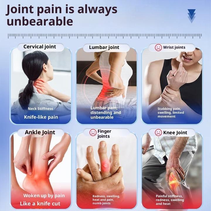 Joint Pain Relief Plaster (Yellow) - For Knee Pain, Swelling and Limited Joint Movement