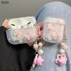 Stereoscopic gradual change butterfly for airpodspro1 apple bluetooth wireless 1/1/1 generation earphone cover cute girl