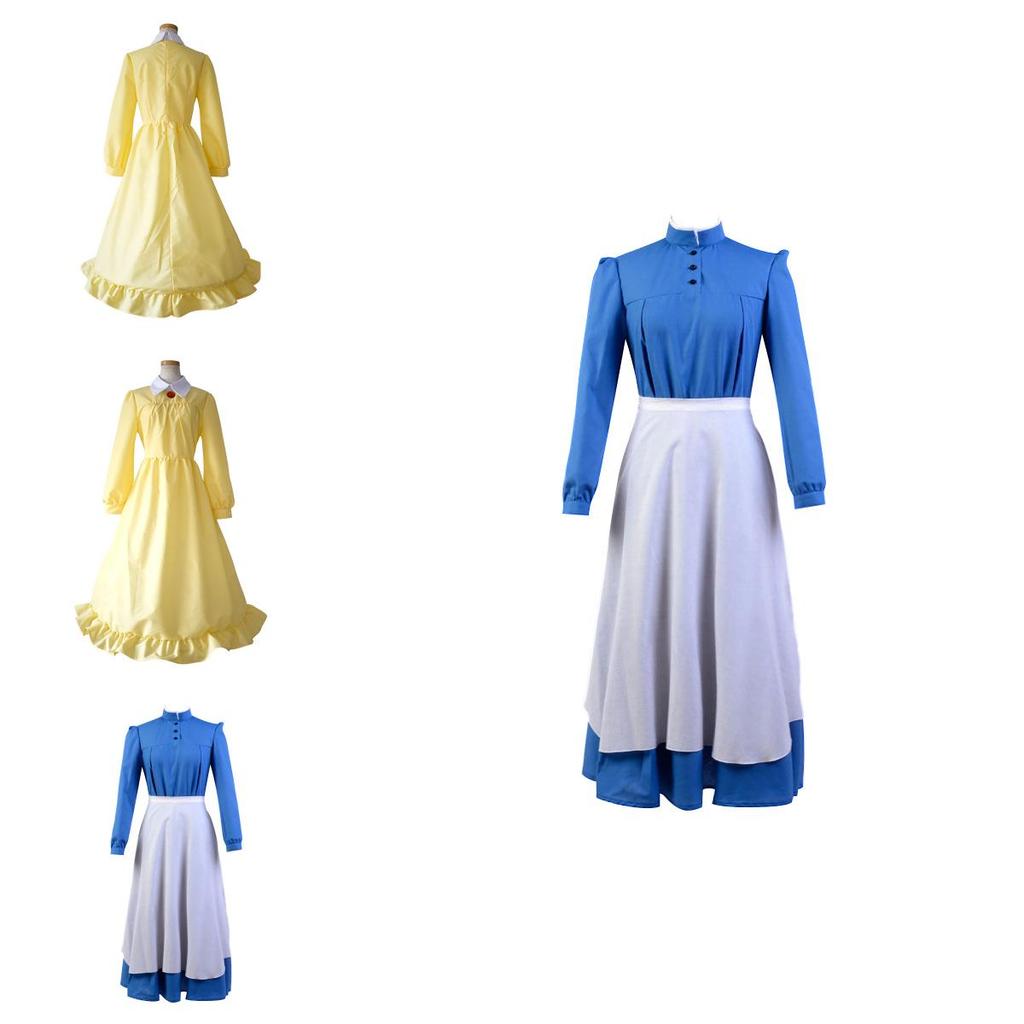 Howl's Moving Castle Sophie Deluxe Long Sleeve Costume For Cosplay