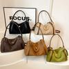 Brand Retro Niche Handbag Luxury Large Capacity High Quality Pu Shoulder Bag Elegant Crossbody Bag Versatile Fashion Women's Bag