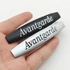 3D Metal Car Sticker Logo Avantgarde Emblem Fender Side Badge For Mercedes benz W210 W211 W203 W204 W205 W212 W213 Accessories