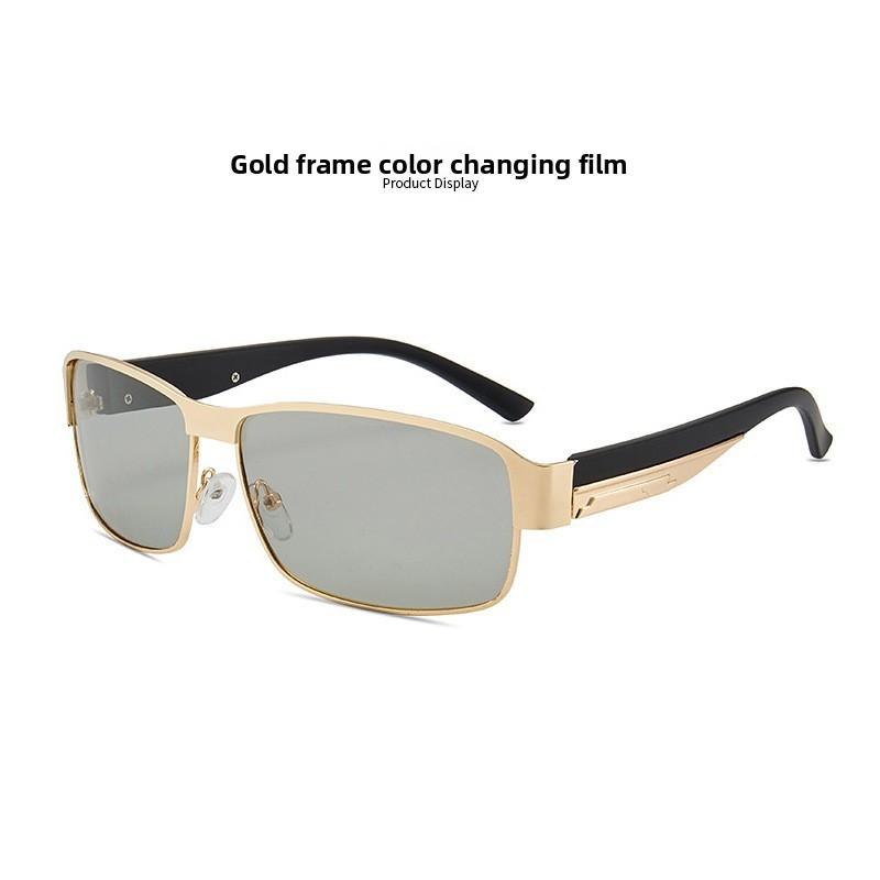 Mens Vintage Square Sunglasses With Polarized Tac Lenses Uv400 For Outdoor Driving And Fashion