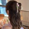 High End Minimalist Tulip Shaped Grab Clip  Exquisite Women's Hair Accessories Fashionable and Beautiful Metal Shark Clip