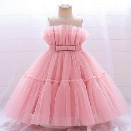 Pailletten Tüll Blumenmädchenkleid für Hochzeiten & Geburtstage - Baby Prinzessinnen Outfit