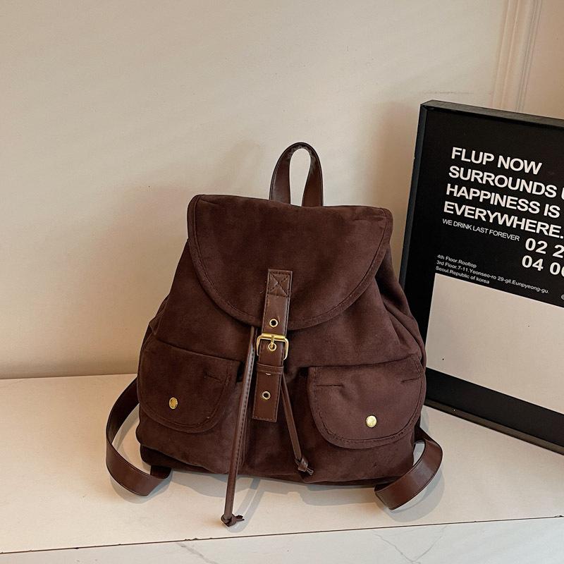 

Новый ретро модный рюкзак большая вместимость сумка-ведро трендовая универсальная повседневная дорожная женская сумка