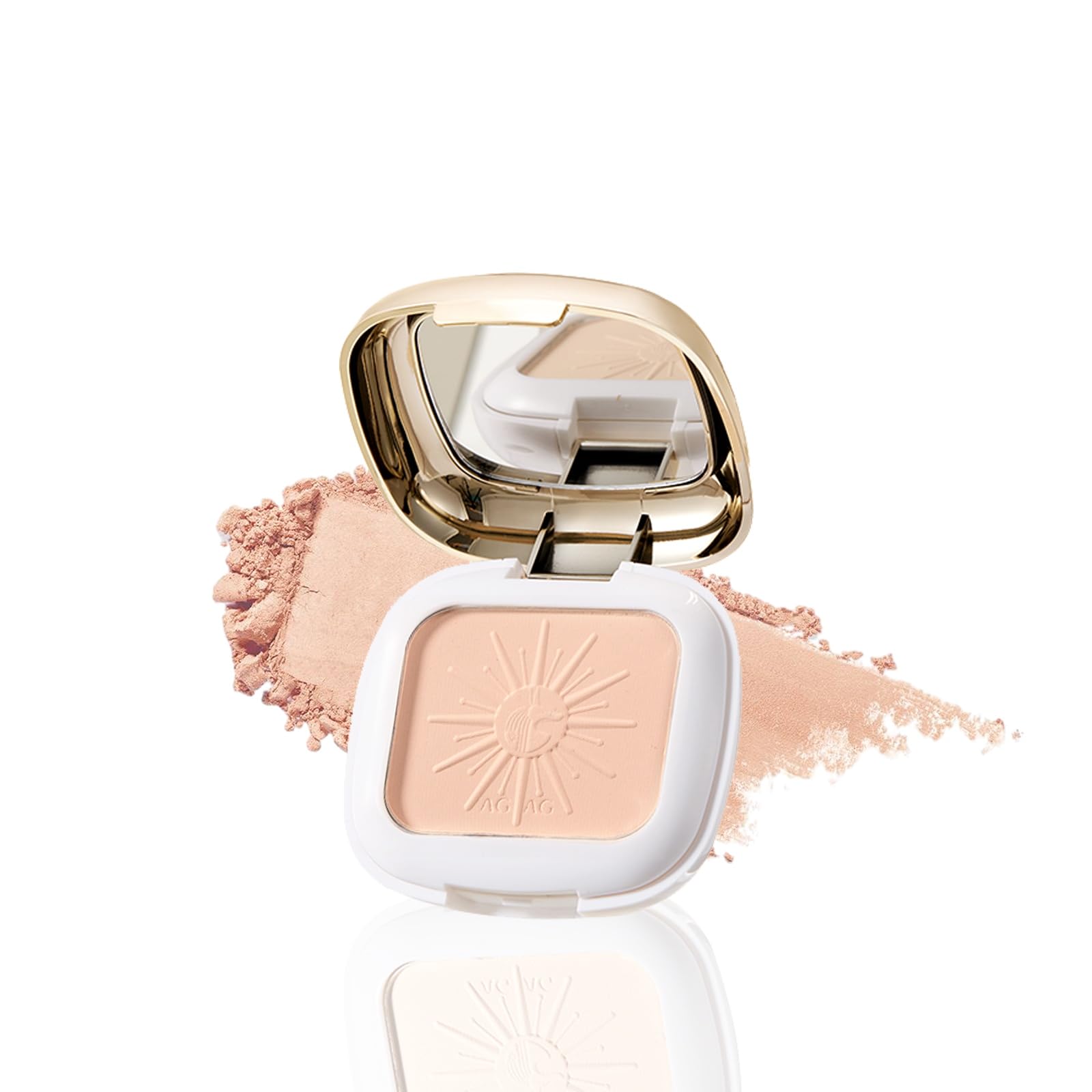 

HOJO WOO Powder Foundation - High Coverage, Poreless, Long-lasting, Smudge-proof, Oil-resistant, 2-way Use (Wet & Dry), Marshmallow Skin, Pressed