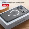 Aluminum Alloy Metal Frame Cover Lens Film Protection for Iphone 17 Pro Max 16 15 14 13 12 Pro Max Support for Magsafe Charging Case