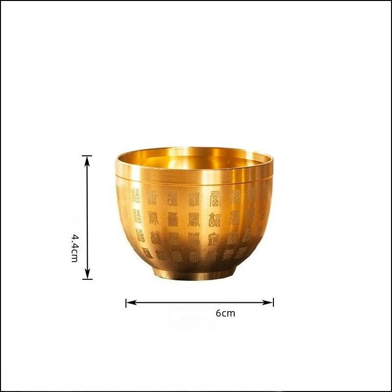 Schüssel Schatz Kupfer Becken Reichtum Opfer Gute Statue Geld Glück Shui Feng Porsperity Glück Schalen Chinesischen Goldenen Messing